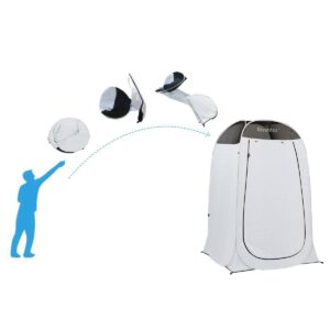4' x 4' x 7' Pop-up Portable Outdoor Shower Tent - Alvantor