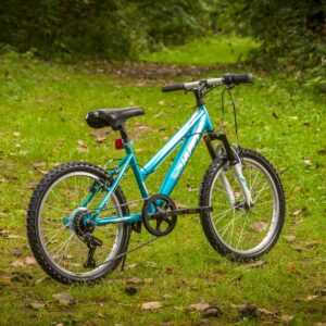 Huffy Highland 20" Kids' Mountain Bike - Aqua Blue/White
