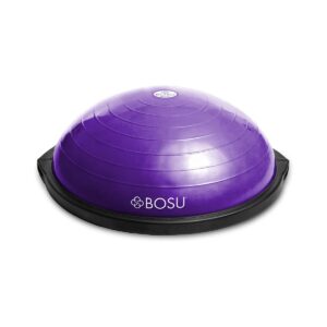 Bosu 72-10850 Home Gym Equipment The Original Balance Trainer 65 cm Diameter, Black and Purple