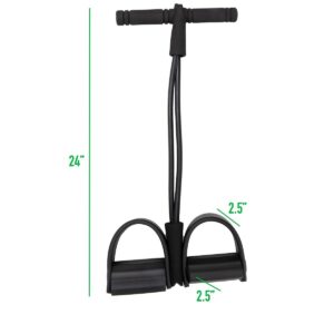 Mind Reader Pedal Resistance Band, Black