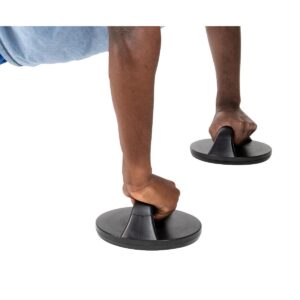 Mind Reader Push-Up Bar, Set of 2, Plastic, Black