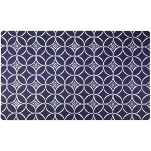 Drymate Dog and Cat Feeding Placemat - Geometric Indigo