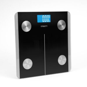 Smart Fitness Scale with Resistance Bands Black - Etekcity