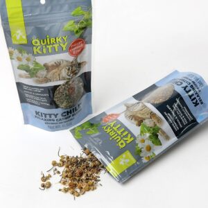 Quirky Kitty Kitty Chill North American Catnip with Chamomile Blend Cat Treats - 0.5oz
