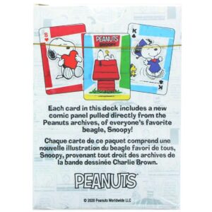 NMR Distribution Peanuts Snoopy Playing Cards | 52 Card Deck + 2 Jokers