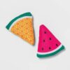 Watermelon and Pineapple Slice Dog Toy - 2pk - Sun Squad™