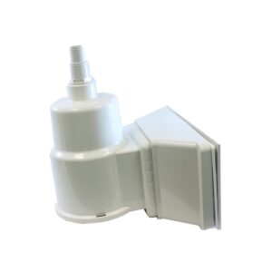 Swimline HydroTools ABS Wide Thru Wall Above Ground Swimming Pool Skimmer Kit
