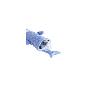 ZippyPaws - Bottle Crusherz, No Stuffing Dog Toy with Reusable Squeaker - Use Empty Water Bottles for Crunchy Chew Toys - Shark