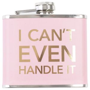 Juvale Pack of 4 Stainless Steel Flask, Hip Flasks for 5oz Liquor, 4 Trendy Colorful Designs for Wedding & Bachelorette Party Favors