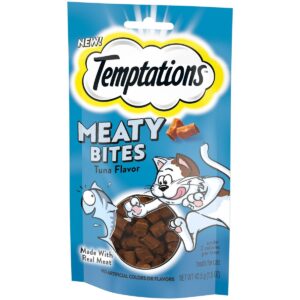 Temptations Meaty Bites Tuna Jerky Cat Treats - 1.5oz