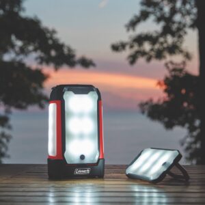 Coleman 2-Panel 400L LED Lantern - Red