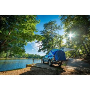 Napier Sportz 57011 8.2 Foot Easy Setup Full Size Long Truck Bed Tent, Blue/Gray