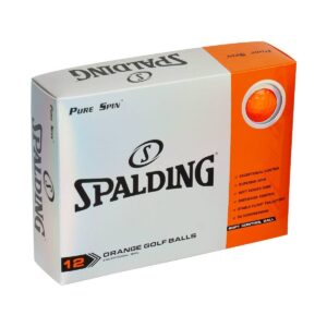 Spalding Pure Spin Golf Balls 24pc - Orange
