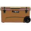 Driftsun DS-ICE-70TAN Heavy Duty Rotomolded Thermoplastic UV Resistant Portable 75 Quart Insulated Hardside Ice Chest Beverage Cooler, Tan