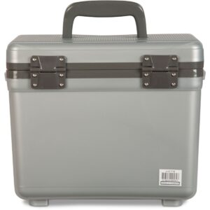 Engel 7.5-Quart 8-Can EVA Gasket Seal Ice and DryBox Cooler with Carry Handles and Shoulder Strap, White