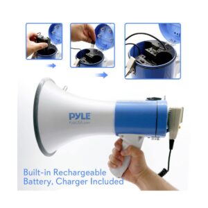 PylePro PMP59IR 50 Watt 3600 Yard Sound Range Portable Bullhorn Megaphone Speaker with Built In MP3 Input Jack , Siren Alarm, and Rechargeable Battery