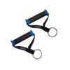 Bodylastics BLCOMP01 Home Gym Exercise Fitness Extra Wide Resistance Band Handles with No Slip Waffle Grip and Durable Nylon Webbing, Set of 2