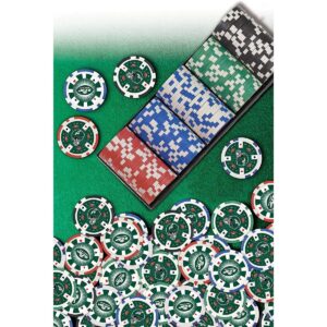 MasterPieces Inc NY Jets NFL 100-Piece Poker Chips