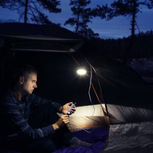 Wagan Brite-Nite Dome USB LED Lantern - Gray