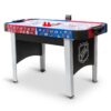 EastPoint Sports 48 Inch Rush NHL Electronic Indoor Hover Hockey Game Table Set with 2 Pucks, 2 Pushers, and LED Scoring for Multiple Player Air Play