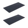 MotionTex Indoor At Home Fitness Equipment Floor Protection Exercise Mat for Treadmills, Ellipticals, and Bikes, 24 x 48 Inch (2 Pack)