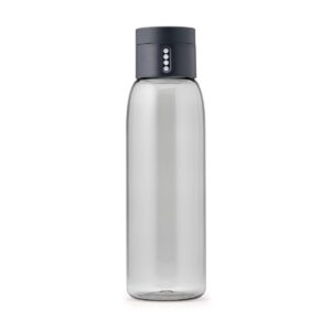 Joseph Joseph 20oz Dot Hydration Tracking Water Bottle Gray