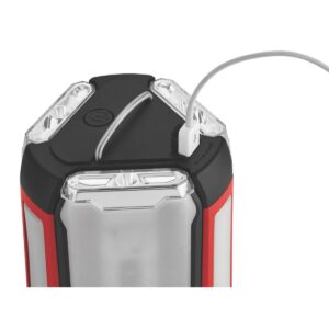 Coleman 3-Panel 600L LED Lantern - Red