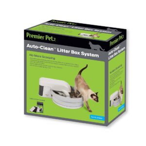 Premier Pet Auto-Clean Cat Litter Box System - Beige