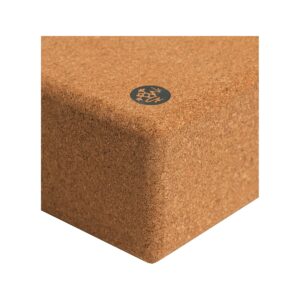 Manduka Cork Yoga Block - Light Brown