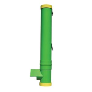 Rugged Ranch High End Hen Elevated 10 Pound PVC Poultry Feeder and Mounting System for Any Style of Coop, Green (2 Pack)