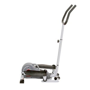 Sunny Health & Fitness Magnetic Standing Elliptical Machine with Handlebars