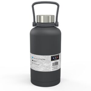 Zak Designs! 64oz Double Wall Stainless Steel Growler - Dark Gray