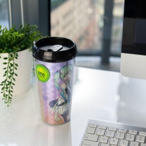 Just Funky Hatsune Miku Collectibles | Crypton Voice Hatsune Miku 16 oz Travel Mug