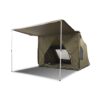 Oztent RV-5 Heavy Duty Waterproof 5-6 Person Instant Set Up Family Camping Tent Shelter with Attached Sun Awning, Green