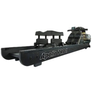 First Degree Fitness Apollo II Reserve AR Indoor Water Rowing Machine, Black