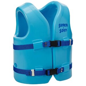 TRC Recreation Child's Vinyl Life Jacket Vest, 50 to 90Lbs, Medium Blue