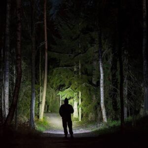 FLATEYE FR-2100 LED Rechargeable Flashlight/Lantern - Black