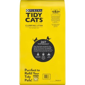 Purina Tidy Cats 24/7 Performance Clumping Cat Litter for Multiple Cats - 40lbs