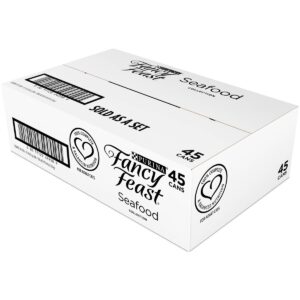 Fancy Feast Grilled & Medleys Seafood Gourmet Wet Cat Food - 3oz / 45ct Variety Pack
