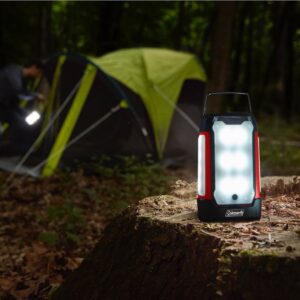 Coleman 2-Panel 400L LED Lantern - Red