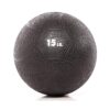 Power Systems Elite Power Textured Rubber 11 Inch Round Exercise Medicine Ball Prime Fitness Training Weight, 15 Pounds, Black