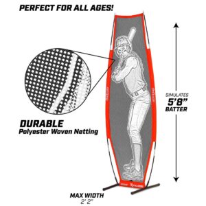GoSports XTRAMAN Reversible Softball Dummy Batter Pitching Accuracy and Safety Aid Training Mannequin Net