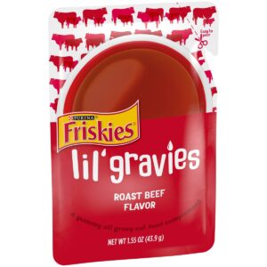 Friskies Gravies Roast Beef Flavor Wet Cat Food - 1.92oz