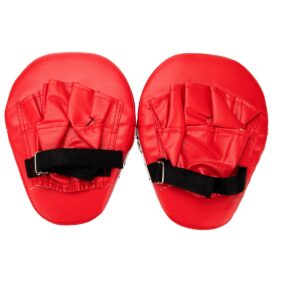 Mind Reader Boxing Mitt, Set of 2 Mitts, Red/Black