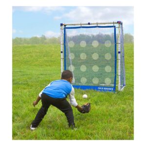 HearthSong All Star 3-in-1 Kids' Baseball Trainer- Bullpen, Batting Cage, and Fielding Rebounder