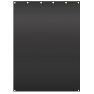 Cimarron 5 x 7 Foot Baseball Softball Batting Cage Netting Rubber Backstop Net Saver, Black