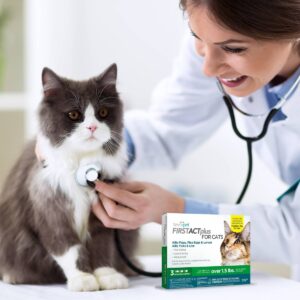 Tevra Pet FirstAct Plus Cat Insect Treatment - Over 1.5lbs - 3 Doses