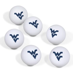 NCAA West Virginia Mountaineers Table Tennis Balls 6pk