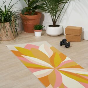 Sunshinecanteen Dahlia Bloom (6mm) 24" x 70" Yoga Mat - Society6