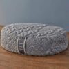 Brentwood Home Crystal Cove Meditation Cushion, Buckwheat Zafu Oval Floor Pillow, Made in California